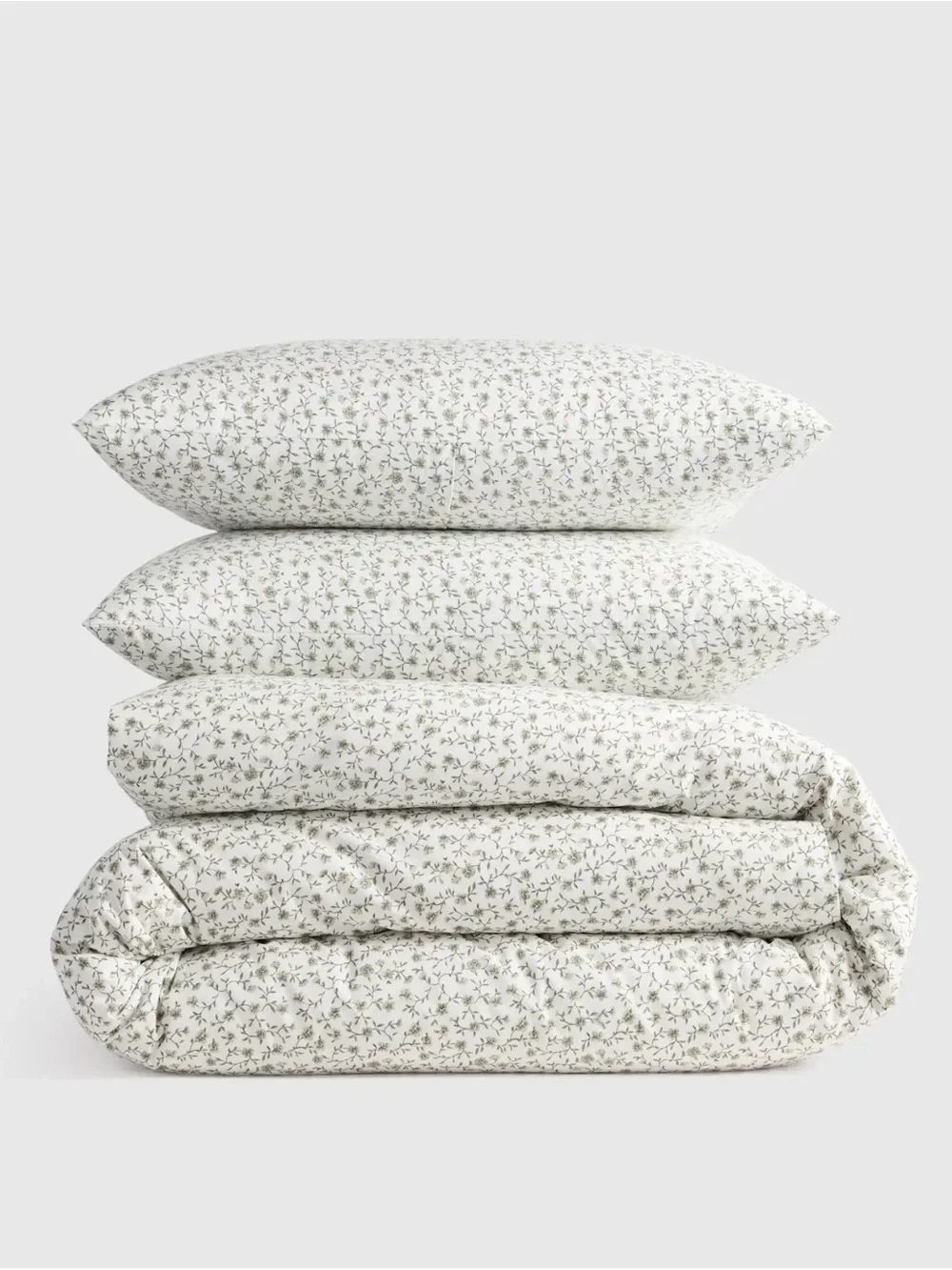 NWOT Quince Organic Crisp Percale Duvet Set - Retail $104